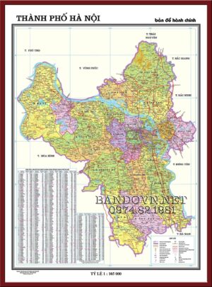 Bản đồ hành chính hà nội