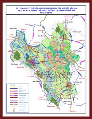 Bản đồ quy hoạch giao thông Hà Nội