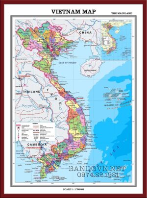 Bản đồ Việt Nam tiếng Anh