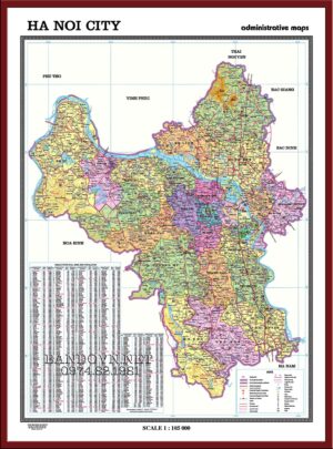 Bản đồ Hà Nội tiếng Anh