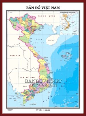 Bản đồ hành chính Việt Nam-VN3