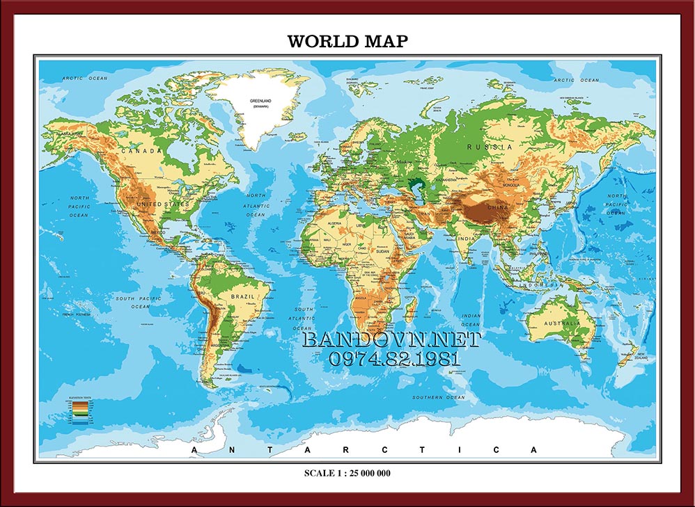Bản đồ thế giới - TG9