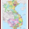 Bản đồ Việt Nam - Lào - Campuchia - VNLC3