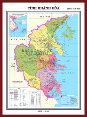 Bản đồ tỉnh Khánh Hòa