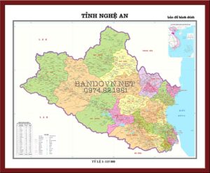 Bản đồ tỉnh Nghệ An