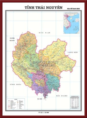 Bản đồ tỉnh Thái Nguyên