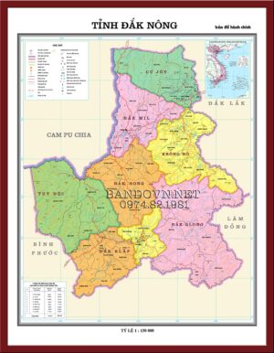 Bản đồ tỉnh Đắk Nông