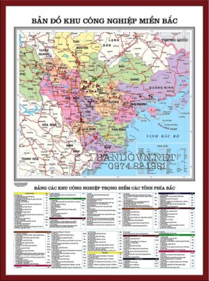 Bản đồ KCN miền Bắc - MB2