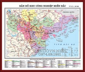 Bản đồ KCN miền Bắc - MB3
