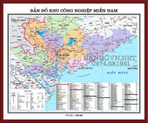 Bản đồ KCN miền Nam-MN2