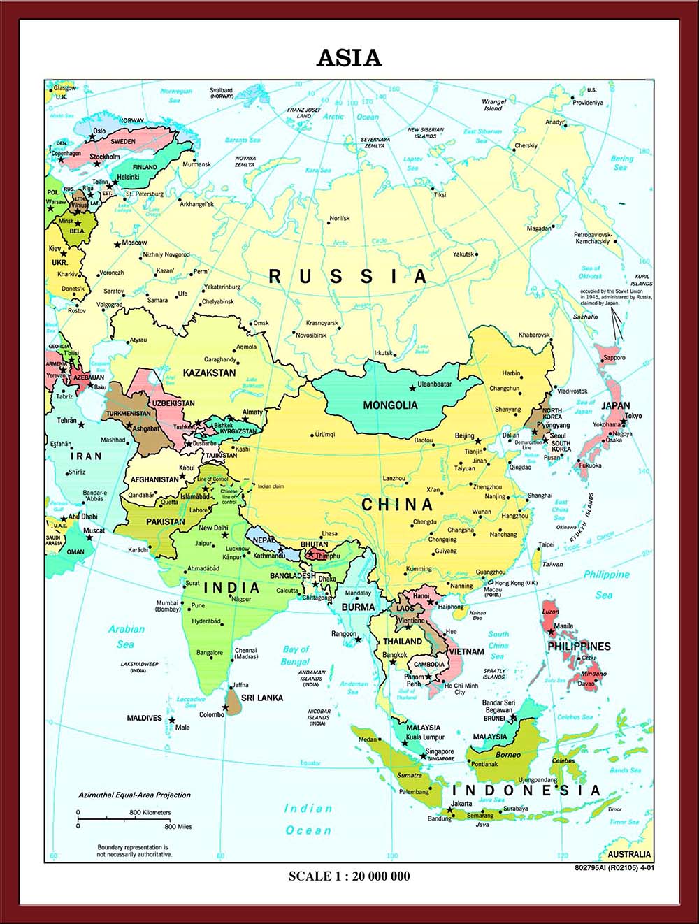 Bản đồ Châu Á