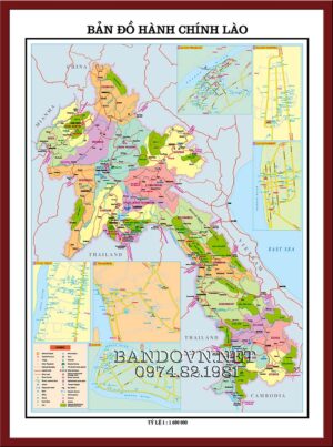 Bản đồ hành chính Lào