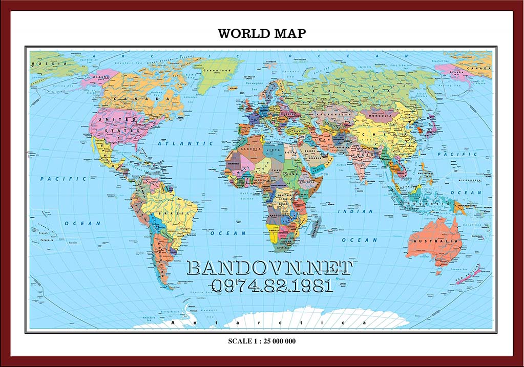 Bản đồ thế giới - TG8