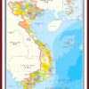 Bản đồ Việt Nam tiếng Trung - VNT2